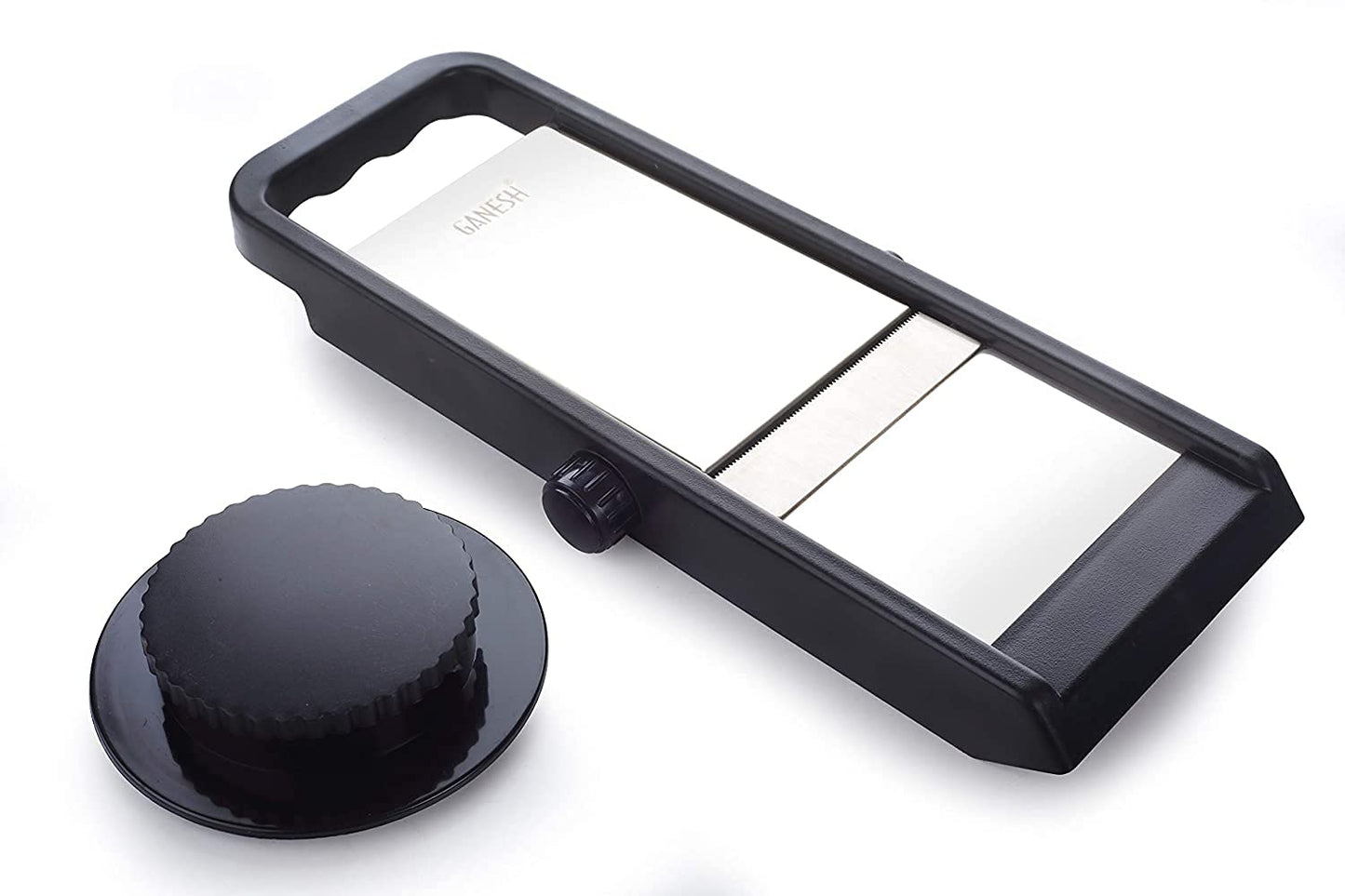 Adjustable Plastic Slicer, 1-Piece, Black/Silver