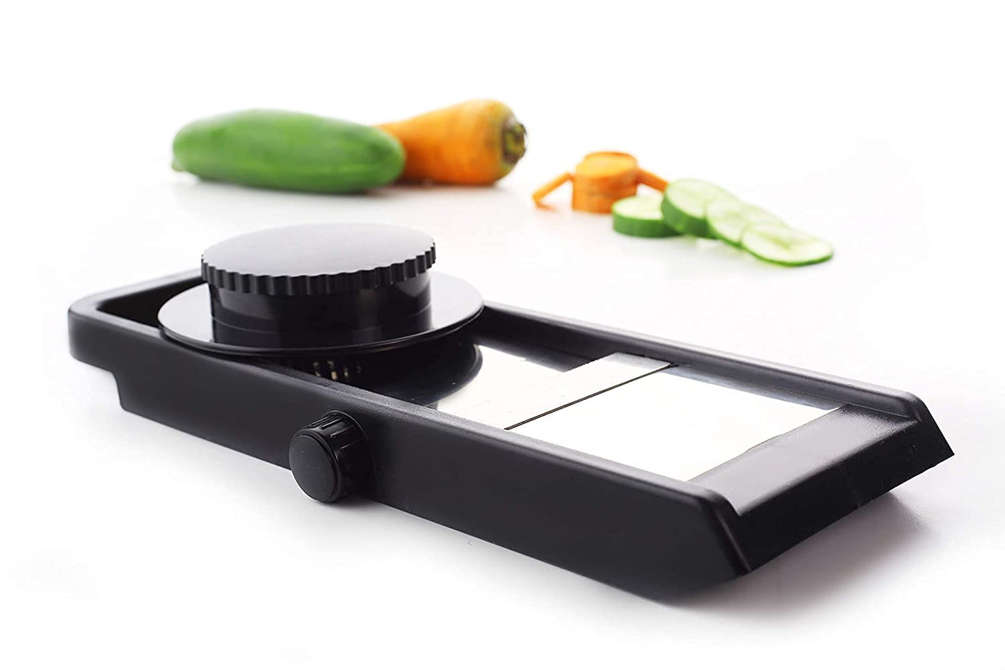 Adjustable Plastic Slicer, 1-Piece, Black/Silver