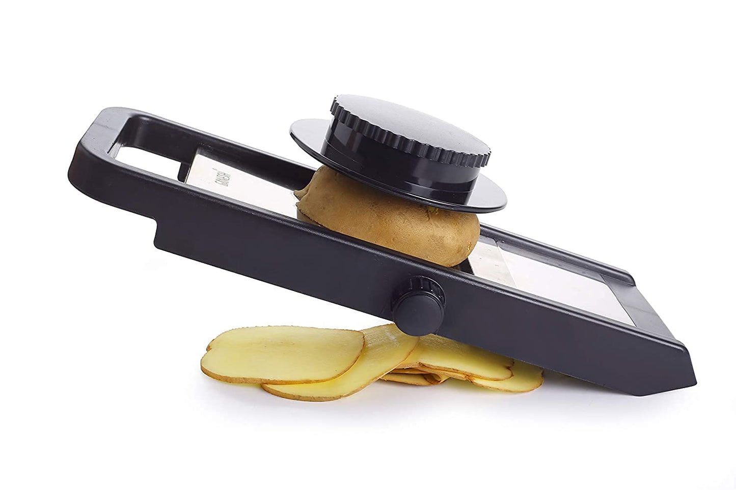 Adjustable Plastic Slicer, 1-Piece, Black/Silver